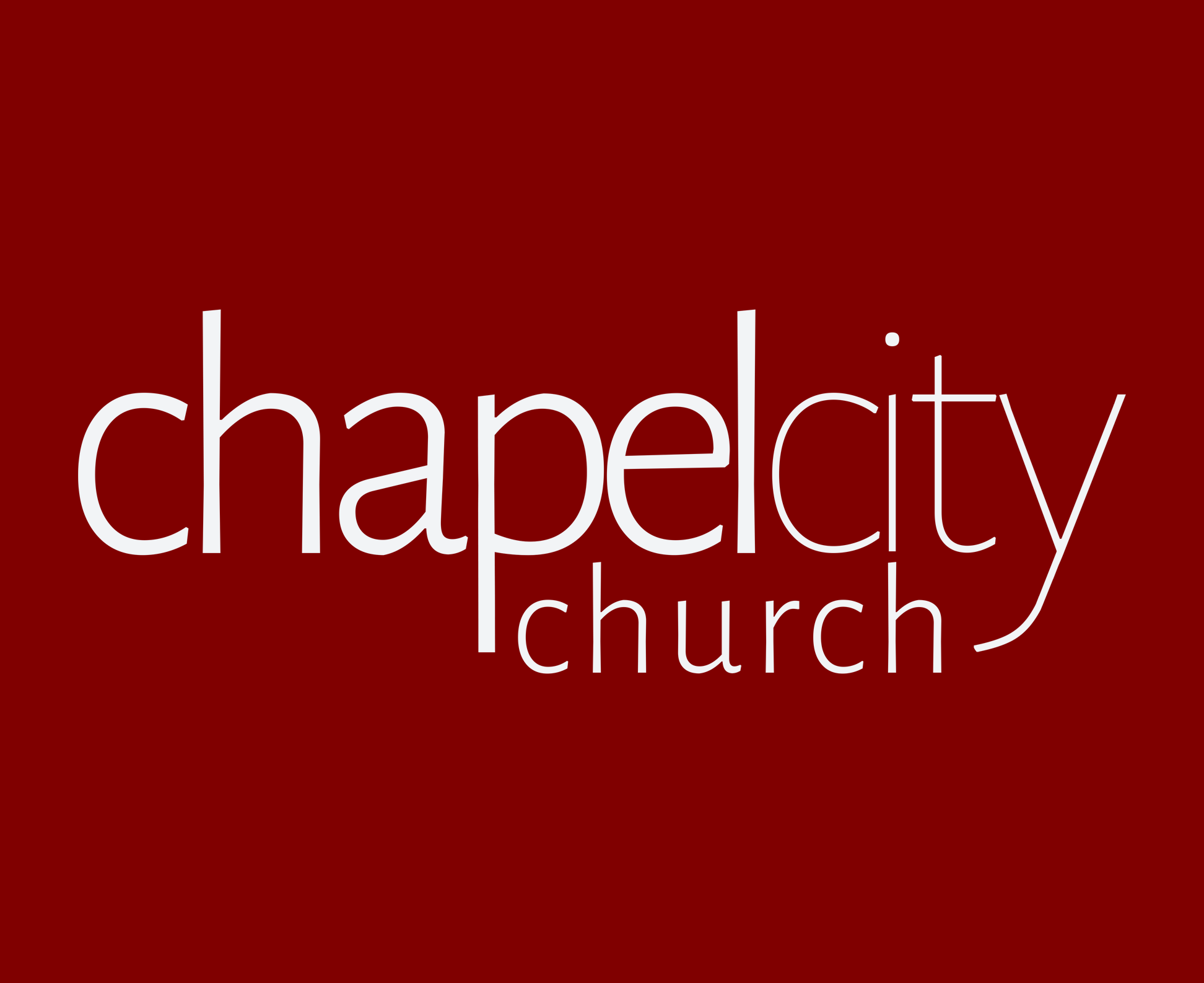 Chapel City Church text only logo