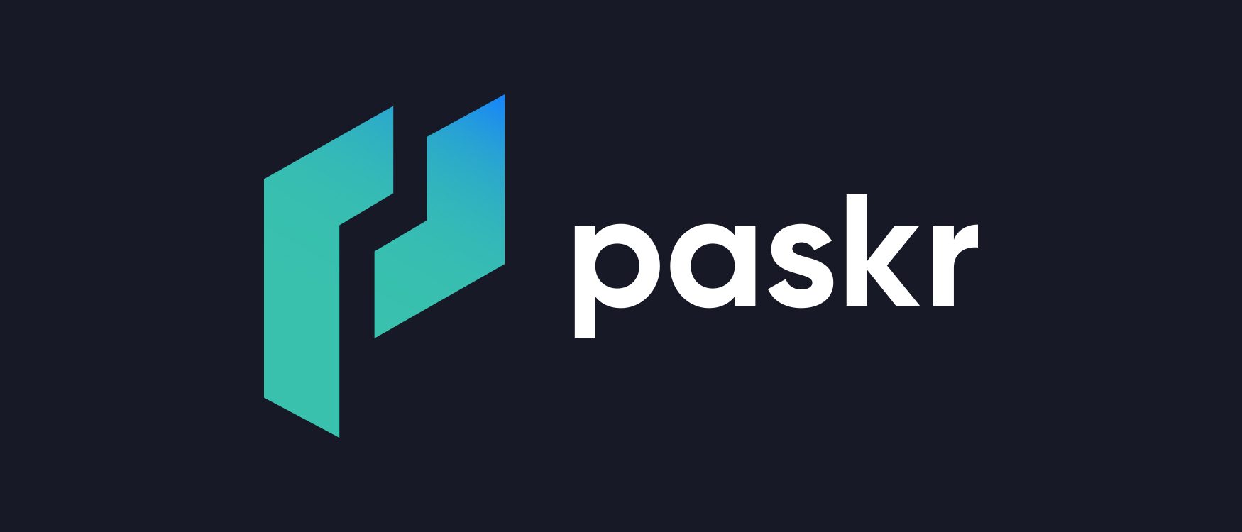 New lowercase paskr logo
