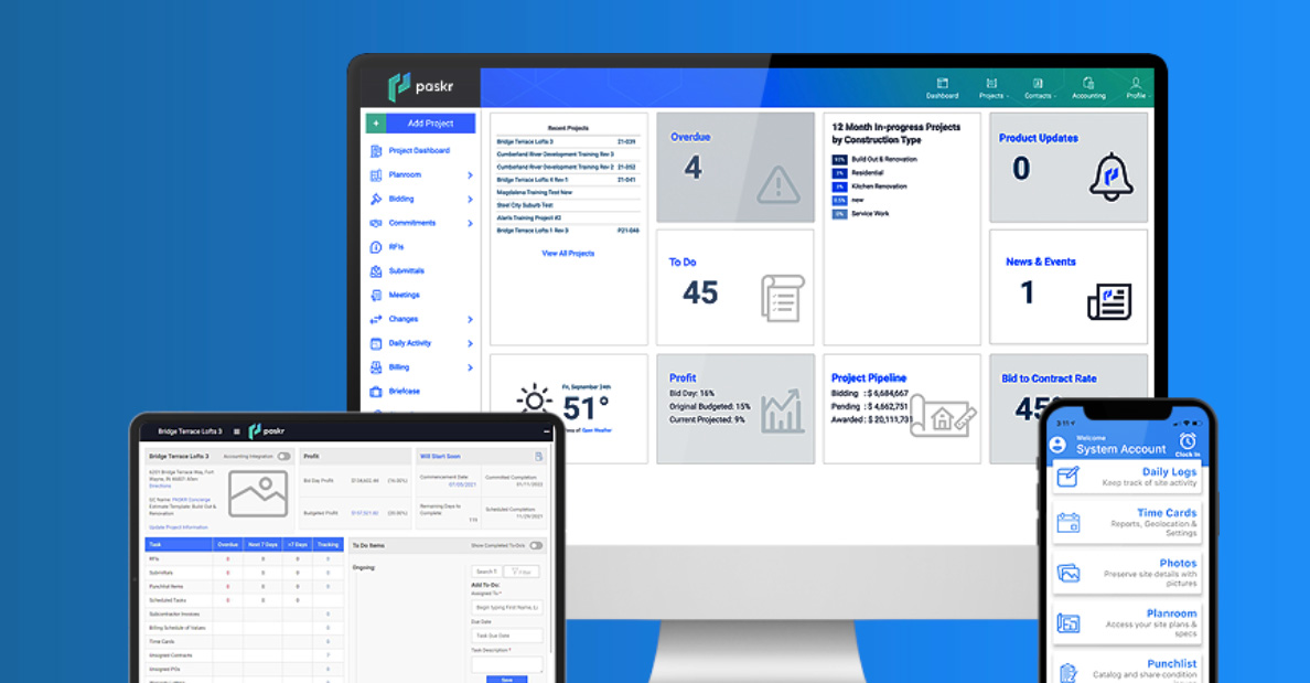 New paskr brand applied inside the software product